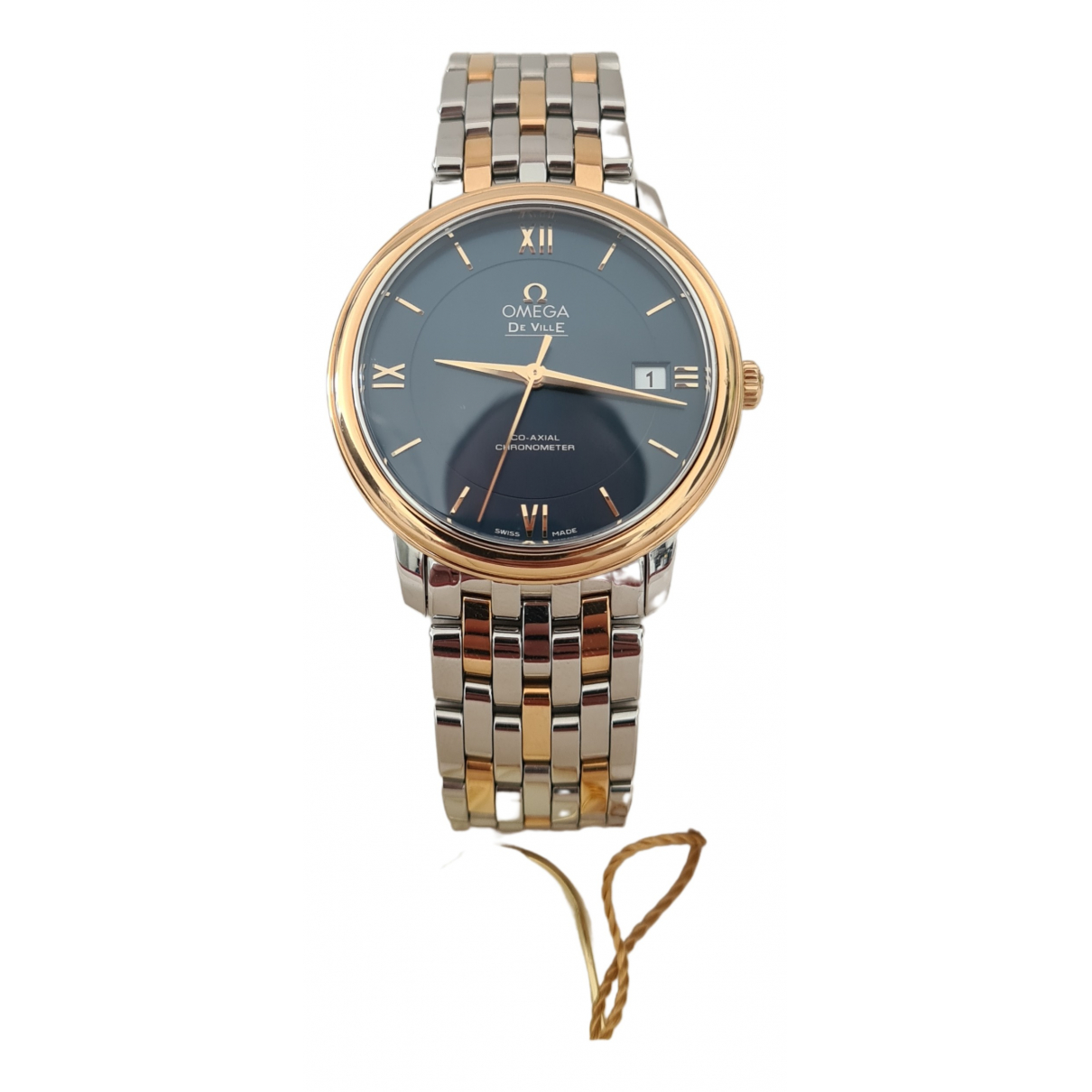 De ville watch Omega Silver in gold and 